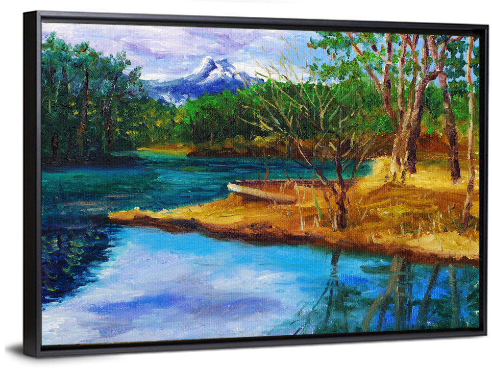 Autumn Stream Artwork Wall Art