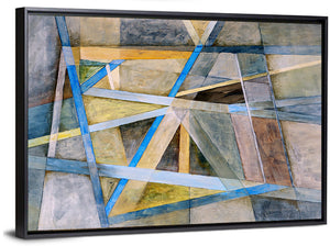 Overlapping Geometric Abstract Wall Art