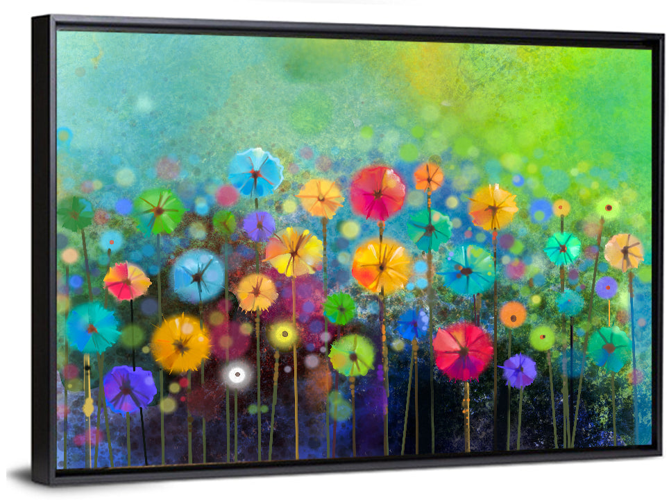 Dreamy Wildflower Watercolor Wall Art