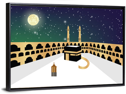 Khana e Kaba Illustration Wall Art