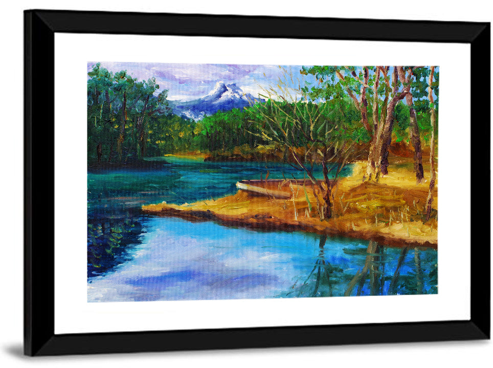 Autumn Stream Artwork Wall Art