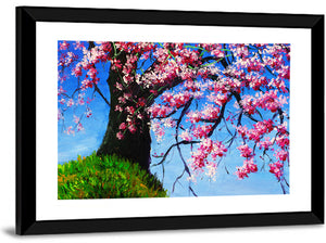 Cherry Tree Illustration Wall Art