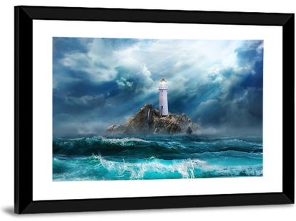 Island Lighthouse Wall Art