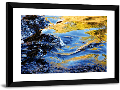 Flowing Water Stream Wall Art