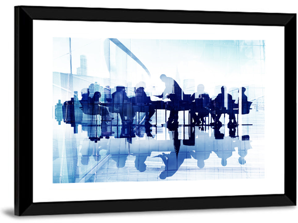 Business Peoples Meeting Wall Art