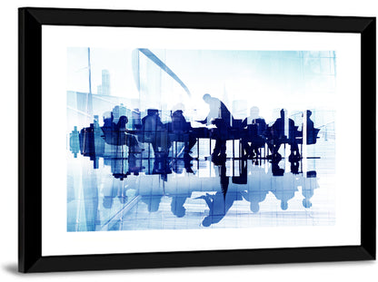 Business Peoples Meeting Wall Art