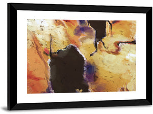 Merging Continents Abstract Wall Art