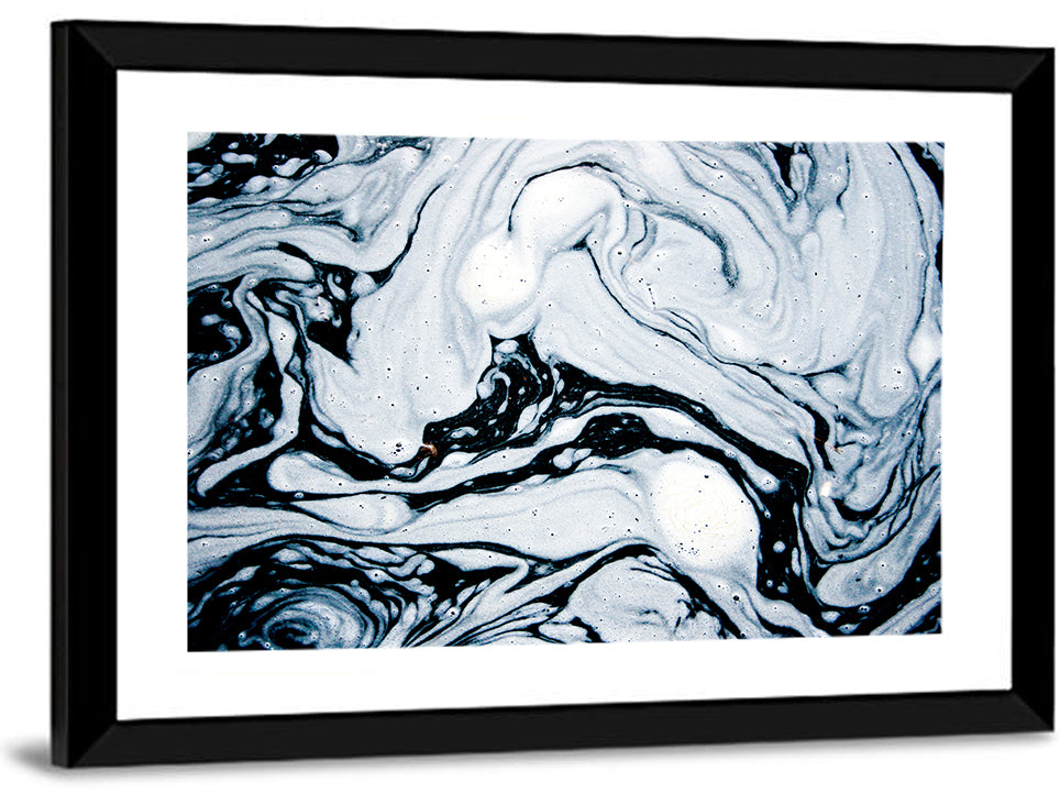 Foam Swirl Abstract Wall Art