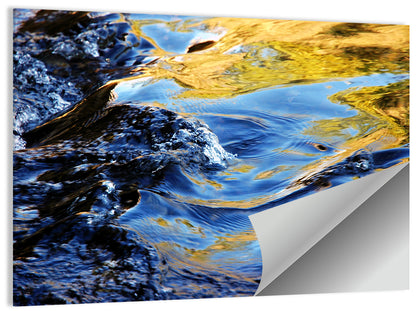 Flowing Water Stream Wall Art