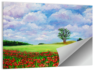 Wild Flowers Painting Wall Art