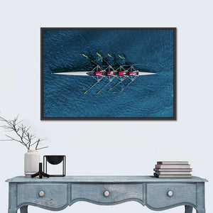 Boat Rowing Team Wall Art