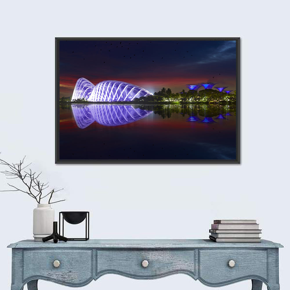 Gardens by the Bay Night Wall Art