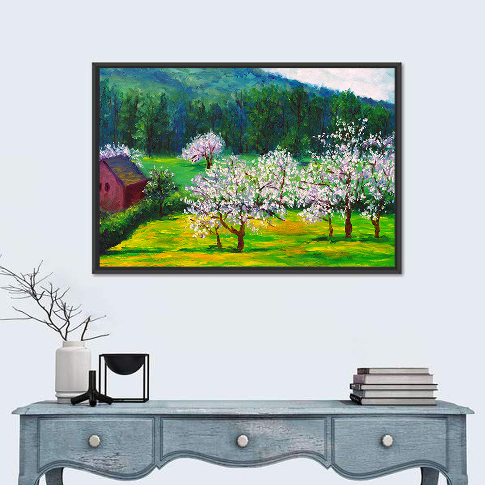 Plum Blossom Illustration Wall Art