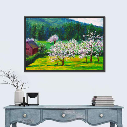Plum Blossom Illustration Wall Art