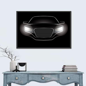 Car Illustration Wall Art