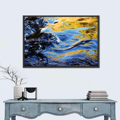 Flowing Water Stream Wall Art