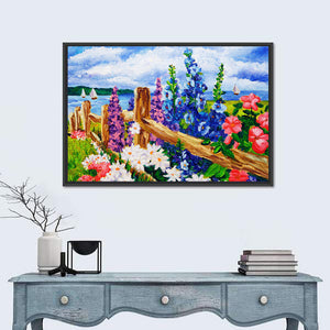 Lakeside Oil Painting Wall Art