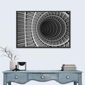 Metal Tunnel Abstract Wall Art