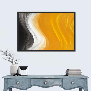 Oil Painted Curves Wall Art