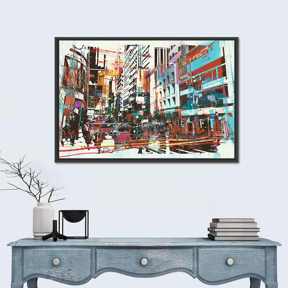 Cityscape Illustration Wall Art