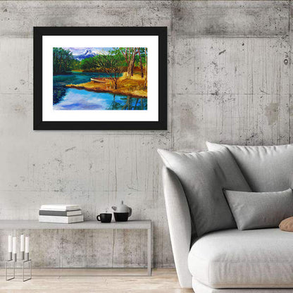 Autumn Stream Artwork Wall Art