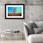Lone Tree Illustration Wall Art