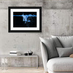 Underwater Bubble Motion Wall Art