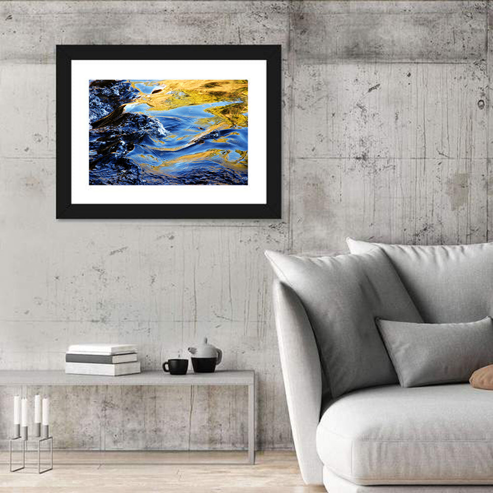 Flowing Water Stream Wall Art