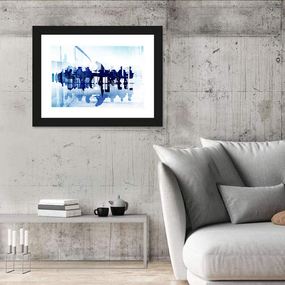 Business Peoples Meeting Wall Art