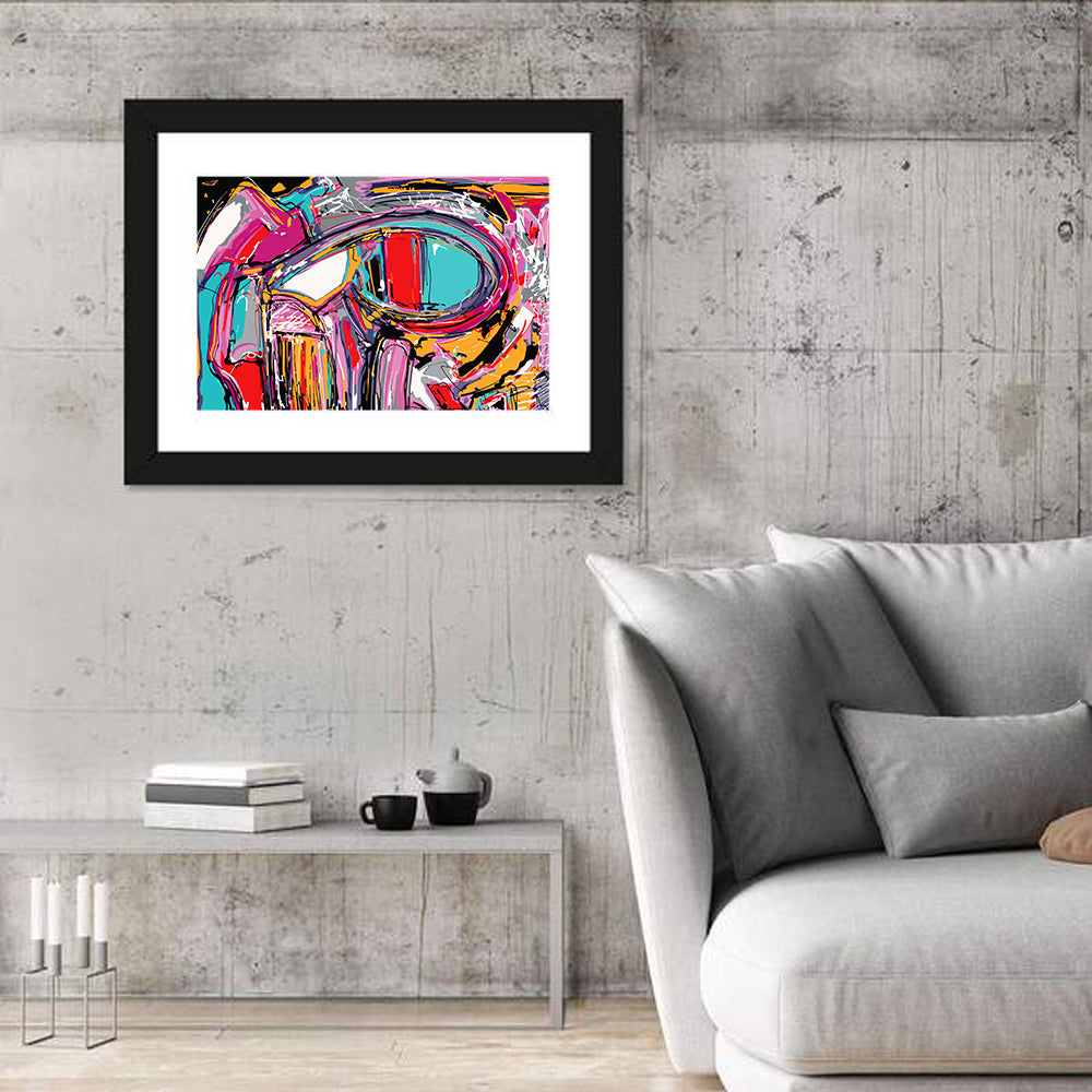 Elliptical Swirl Abstract Wall Art