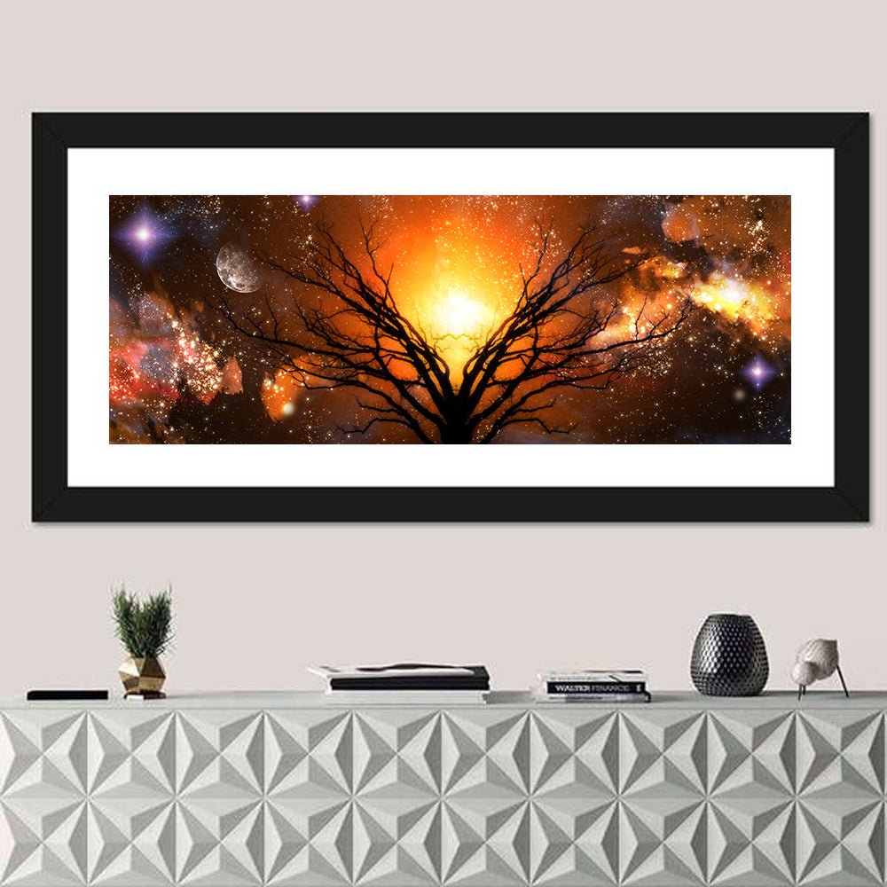 Amber Fantasy Landscape Wall Art