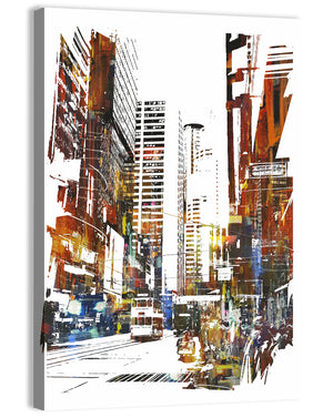 Cityscape Abstract III Wall Art