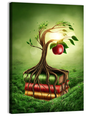 Knowledge Tree & Forbidden Fruit Wall Art