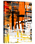 Urban Geometric Grunge Abstract Wall Art