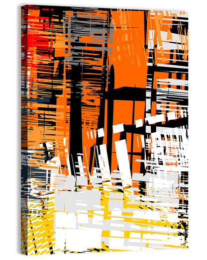 Colorful Grunge Abstract Wall Art