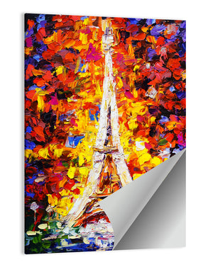 Eiffel Tower Oil Painting Wall Art