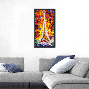 Eiffel Tower Oil Painting Wall Art