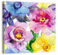 Vibrant Watercolor Floral Arrangement Wall Art