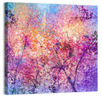 Cherry Blossom Canopy Illustration Wall Art