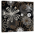 Retro Floral Illustration Wall Art