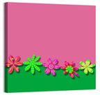 Fantasy Flowers Illustration Wall Art