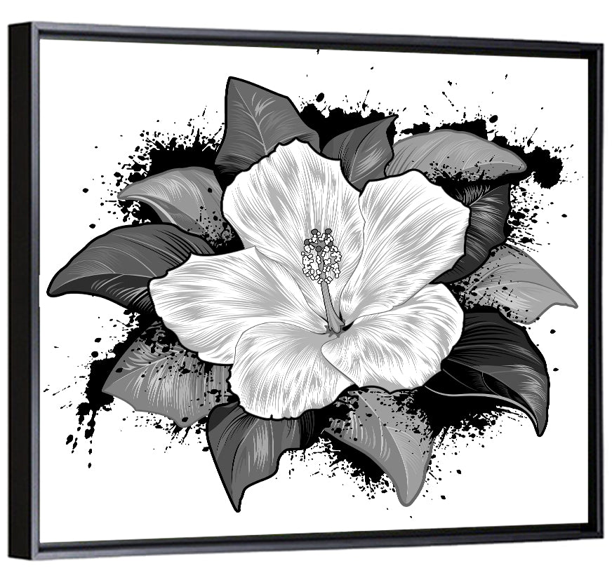 Hibiscus Flower Wall Art
