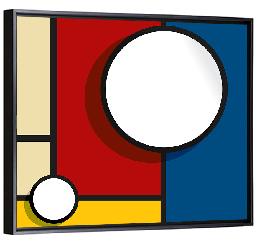 Bubble Grid Geometric Design Wall Art