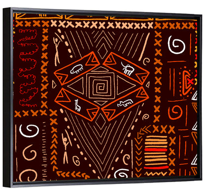 African Art Pattern Wall Art