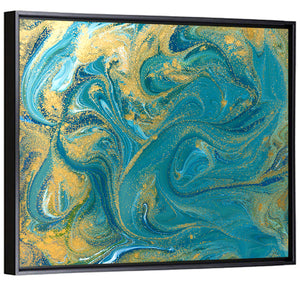 Ink Marble Texture Wall Art