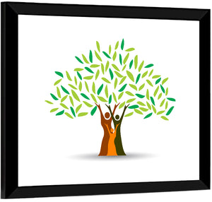 Vector Tree Illustration Wall Art