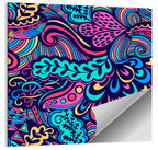 Playful Floral Seamless Pattern Wall Art
