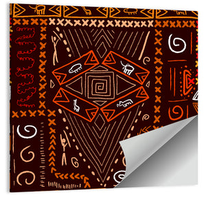 African Art Pattern Wall Art