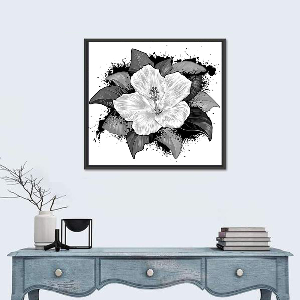 Hibiscus Flower Wall Art