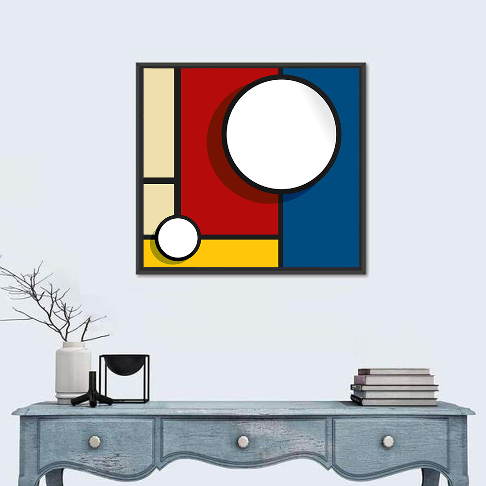 Bubble Grid Geometric Design Wall Art